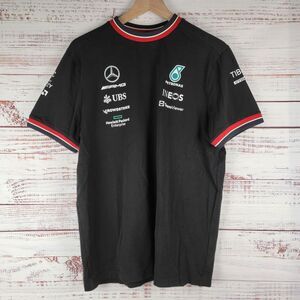 AMG PETRONAS SIZE L TOMMY HILFIGER MERCEDES BENZ F1 TEAM RACING 2021 T SHIRT EUC